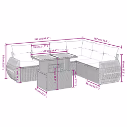 VidaXL 3272207 ensemble de meubles de jardin