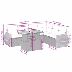 VidaXL 3272211 ensemble de meubles de jardin