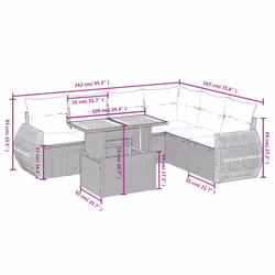 VidaXL 3272214 ensemble de meubles de jardin