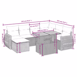 VidaXL 3272313 ensemble de meubles de jardin