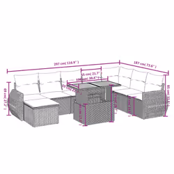 VidaXL 3272329 ensemble de meubles de jardin