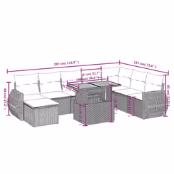 VidaXL 3272332 ensemble de meubles de jardin