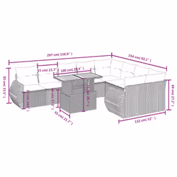 VidaXL 3272336 ensemble de meubles de jardin