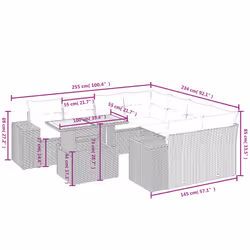 VidaXL 3272563 ensemble de meubles de jardin