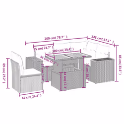VidaXL 3272640 ensemble de meubles de jardin