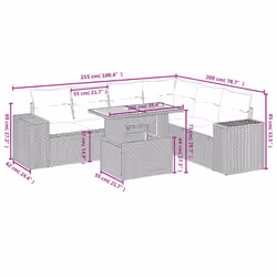 VidaXL 3272651 ensemble de meubles de jardin