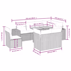 VidaXL 3272732 ensemble de meubles de jardin