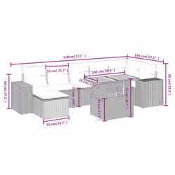 VidaXL 3272743 ensemble de meubles de jardin