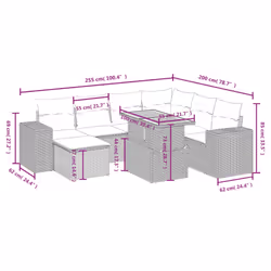 VidaXL 3272749 ensemble de meubles de jardin