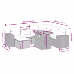 VidaXL 3272752 ensemble de meubles de jardin