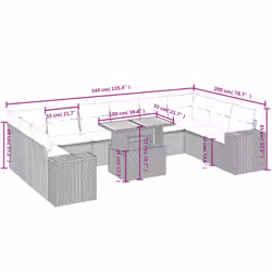 VidaXL 3272810 ensemble de meubles de jardin