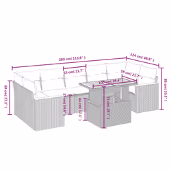 VidaXL 3272991 ensemble de meubles de jardin