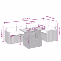 VidaXL 3273064 ensemble de meubles de jardin