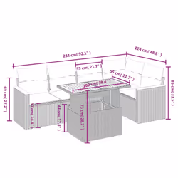 VidaXL 3273067 ensemble de meubles de jardin
