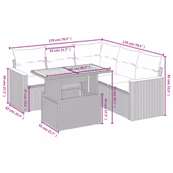 VidaXL 3273075 ensemble de meubles de jardin