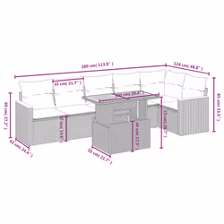 VidaXL 3273085 ensemble de meubles de jardin