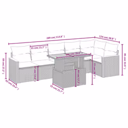 VidaXL 3273089 ensemble de meubles de jardin