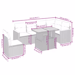 VidaXL 3273099 ensemble de meubles de jardin
