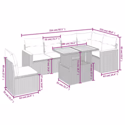 VidaXL 3273100 ensemble de meubles de jardin
