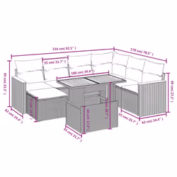 VidaXL 3273195 ensemble de meubles de jardin