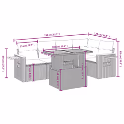 VidaXL 3273510 ensemble de meubles de jardin