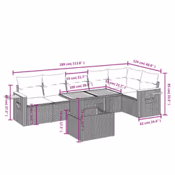 VidaXL 3273527 ensemble de meubles de jardin