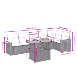VidaXL 3273529 ensemble de meubles de jardin
