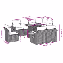 VidaXL 3273614 ensemble de meubles de jardin