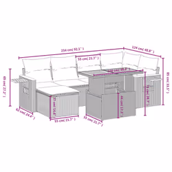 VidaXL 3273620 ensemble de meubles de jardin