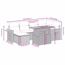 VidaXL 3273621 ensemble de meubles de jardin