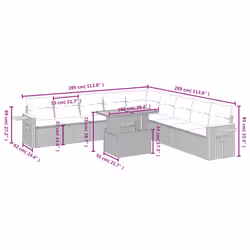 VidaXL 3273706 ensemble de meubles de jardin