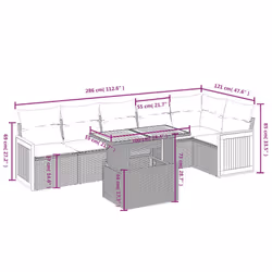 VidaXL 3273971 ensemble de meubles de jardin