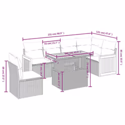 VidaXL 3273982 ensemble de meubles de jardin