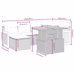 VidaXL 3274058 ensemble de meubles de jardin