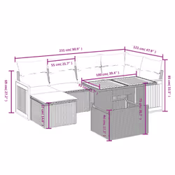VidaXL 3274062 ensemble de meubles de jardin