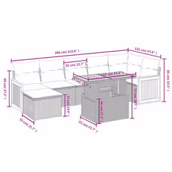 VidaXL 3274068 ensemble de meubles de jardin