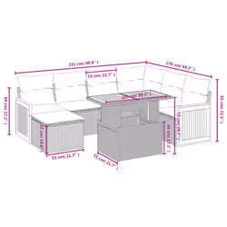 VidaXL 3274073 ensemble de meubles de jardin