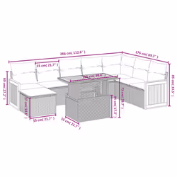 VidaXL 3274098 ensemble de meubles de jardin
