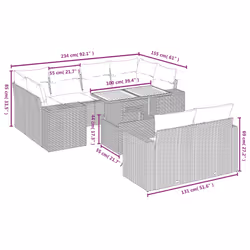 VidaXL 3274583 ensemble de meubles de jardin