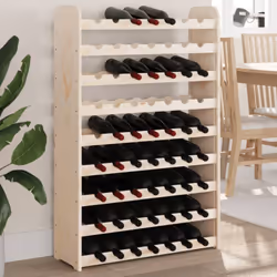 Rangez, vieillissez et présentez votre vin avec style grâce à ce casier à bouteilles en bois ! Bois de pin massif : cette éta ...