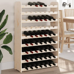Casier à vin 72,5x25x111,5 cm Bois de pin massif Vidaxl