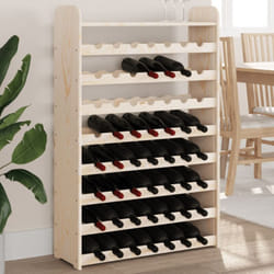 Vidaxl - Casier à vin avec panneau supérieur bois de pin massif