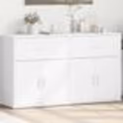 vidaXL Buffets 2 pcs blanc 60x31x70 cm bois d'ingénierie