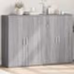 vidaXL Buffets 2 pcs sonoma gris 60x31x84 cm bois d'ingénierie