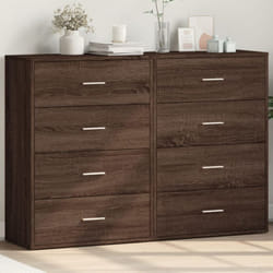 Vidaxl - Buffets 2 pcs chêne marron 60x31x84 cm bois d'ingénierie