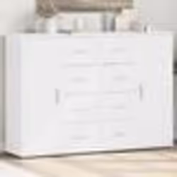 vidaXL Buffets 2 pcs blanc 60x31x84 cm bois d'ingénierie