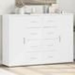 vidaXL Buffets 2 pcs blanc 60x31x84 cm bois d'ingénierie