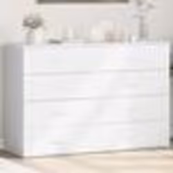 vidaXL Buffets 2 pcs blanc 60x39x80 cm bois d’ingénierie