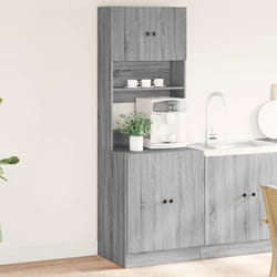 vidaXL Armoire de cuisine sonoma gris 60x50x180 cm bois d’ingénierie