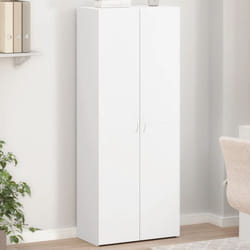 Armoire de classement blanc 60x32x153 cm bois d'ingénierie - Vidaxl